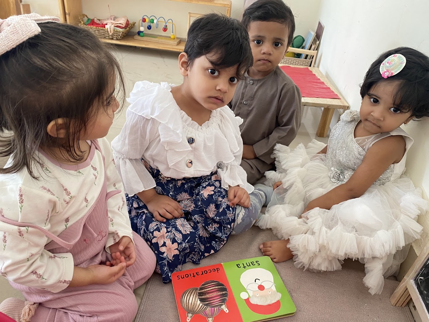 Toddler learning fine motor skills